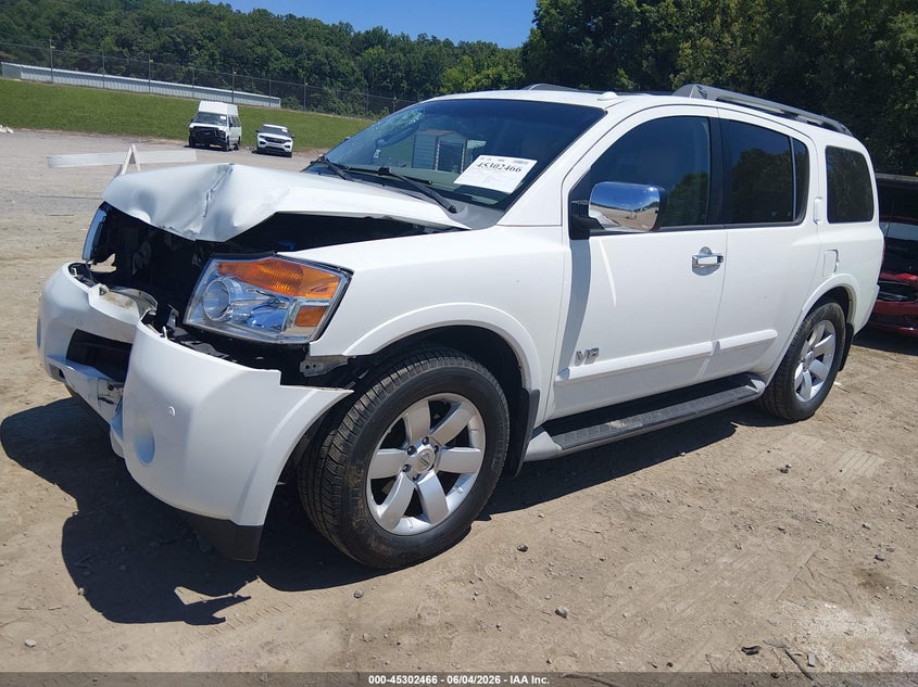 2008 Nissan Armada Le VIN: 5N1AA08C58N628744 Lot: 45302466