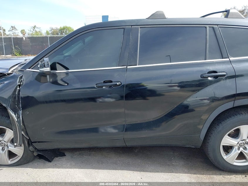 2021 Toyota Highlander Le VIN: 5TDZZRAH3MS080466 Lot: 45302484