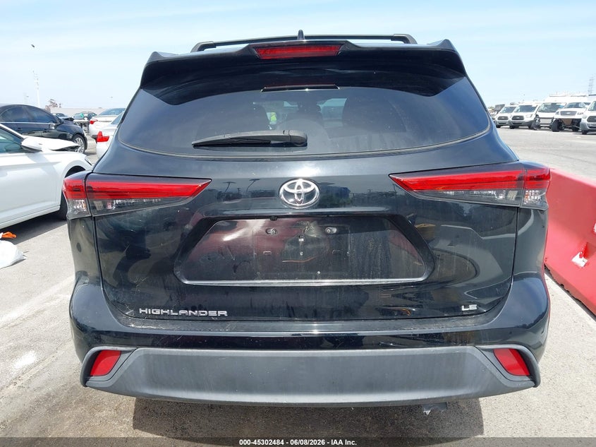 2021 Toyota Highlander Le VIN: 5TDZZRAH3MS080466 Lot: 45302484