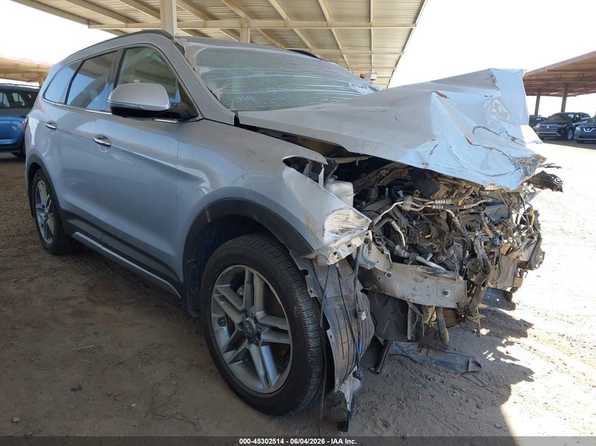 Vin: km8sr4hf5ju275741, lot: 45800377, hyundai santa fe limited ultimate 2018 img_1