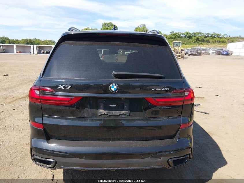 2022 BMW X7 xDrive40I VIN: 5UXCW2C05N9K33456 Lot: 45302529