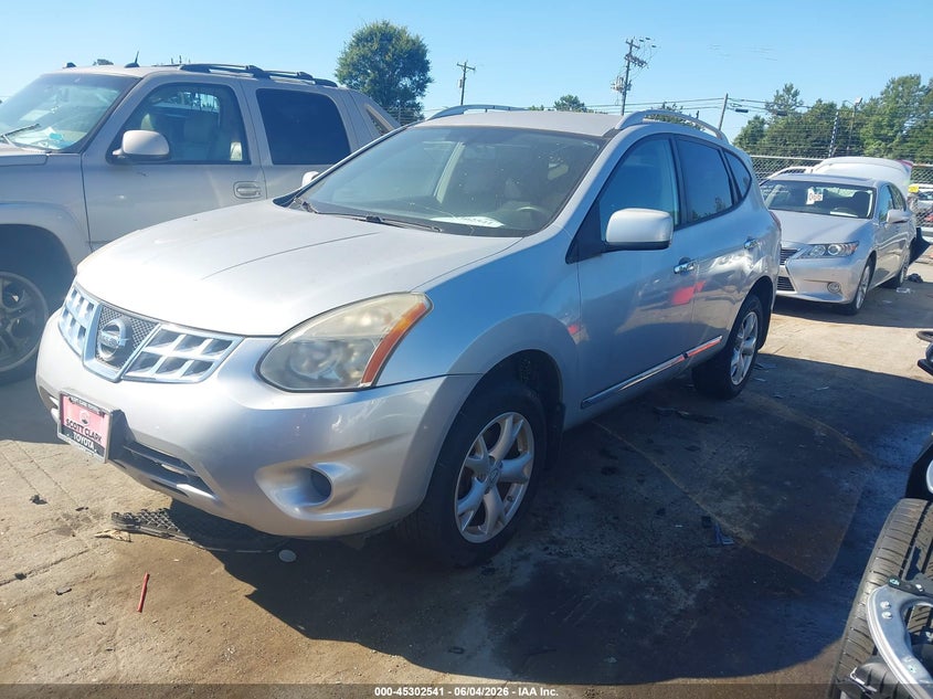 Vin: jn8as5mv2bw672695, lot: 45800404, nissan rogue sv 20112