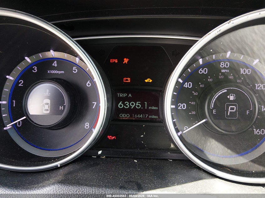 2011 Hyundai Sonata Se VIN: 5NPEC4AC9BH117157 Lot: 45302553