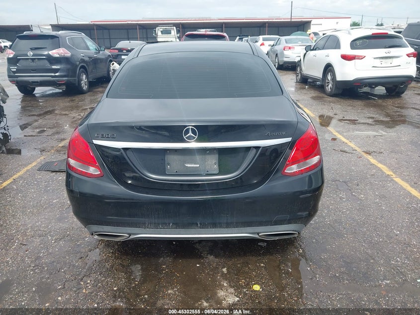 2017 Mercedes-Benz C 300 4Matic VIN: 55SWF4KB2HU222629 Lot: 45302555
