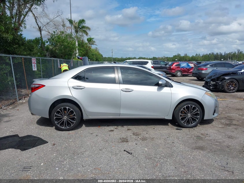 2015 Toyota Corolla S Plus VIN: 2T1BURHE5FC315103 Lot: 45302563