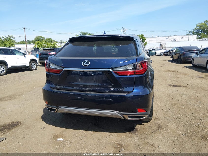 2022 LEXUS RX 3.5L V6 FI DOHC 24V (VIN: 2T2HZMDA0NC340891