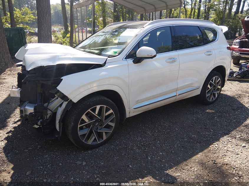 Vin: 5nms5dalxph527550, lot: 45800464, hyundai santa fe calligraphy 20232