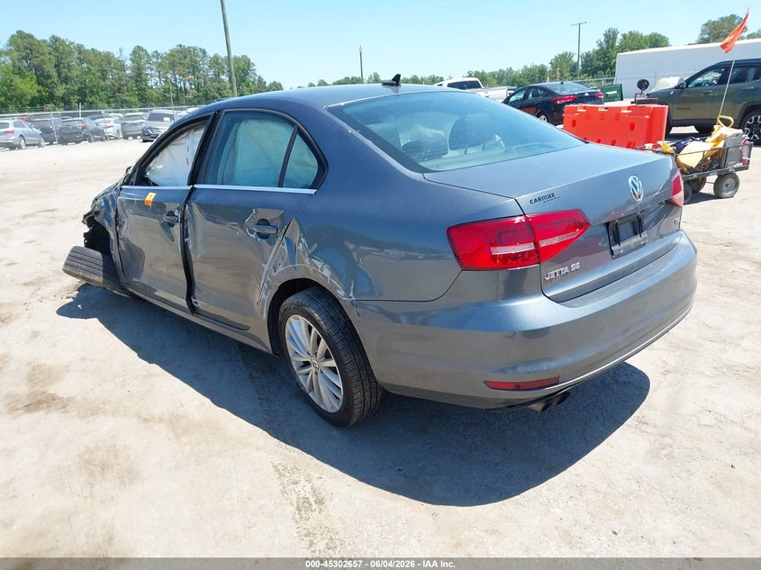 2015 VOLKSWAGEN JETTA auction photo 3