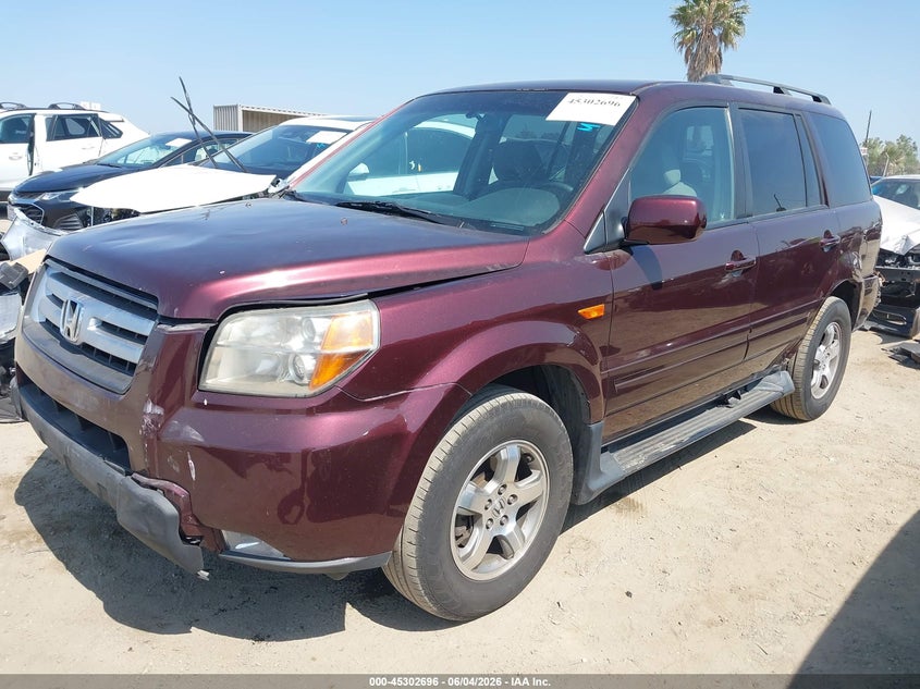 2007 Honda Pilot Ex VIN: 2HKYF18427H528408 Lot: 45302696