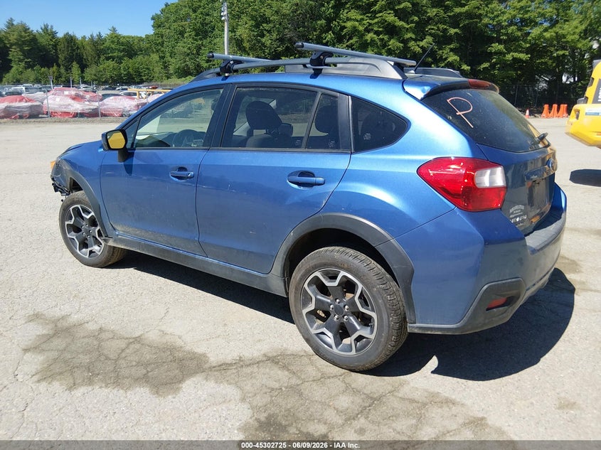 Vin: jf2gpaccxf8321450, lot: 45800588, subaru xv crosstrek 2.0i premium 20153