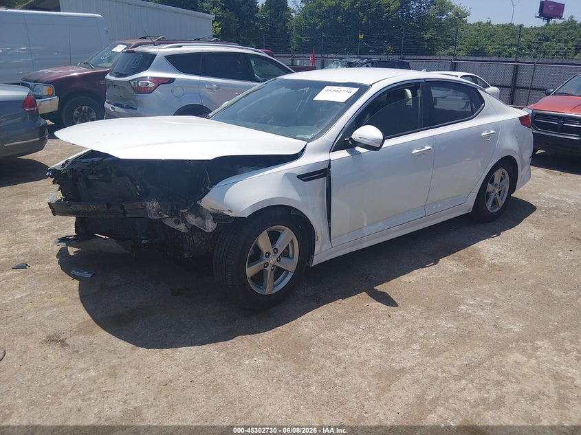 Vin: 5xxgm4a72fg469040, lot: 45800593, kia optima lx 20152