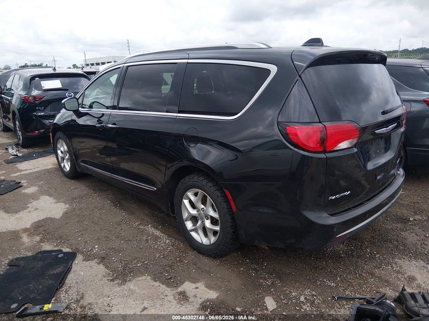 Vin: 2c4rc1gg6lr275390, lot: 45800609, chrysler pacifica limited 20203