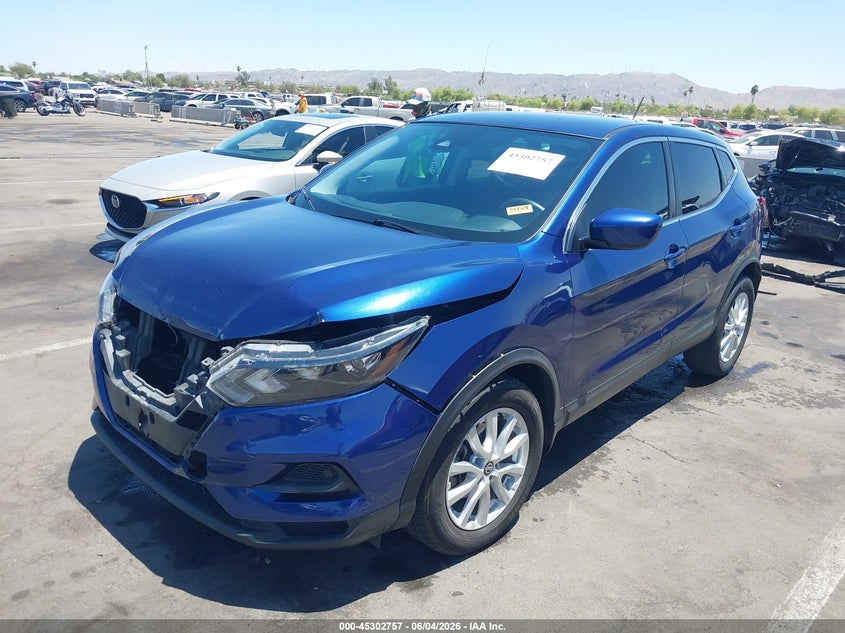 Vin: jn1bj1av0mw302934, lot: 45800620, nissan rogue sport s fwd xtronic cvt 20212