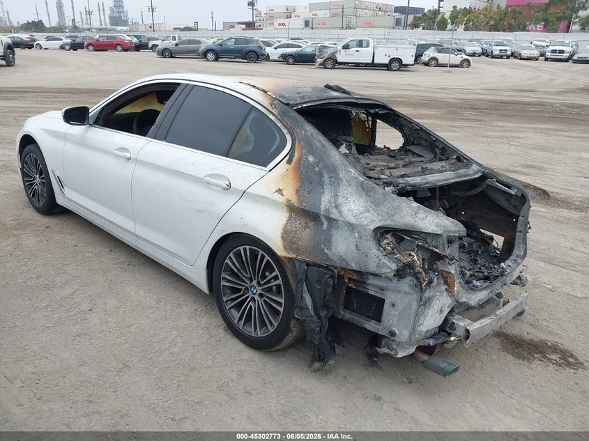 Vin: wbaja5c57kww31833, lot: 45800636, bmw 530i 20193