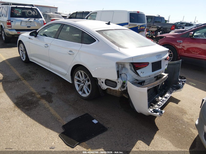 Vin: waufacf57ra098069, lot: 45800651, audi a5 sportback premium plus 45 tfsi quattro s tronic 20243