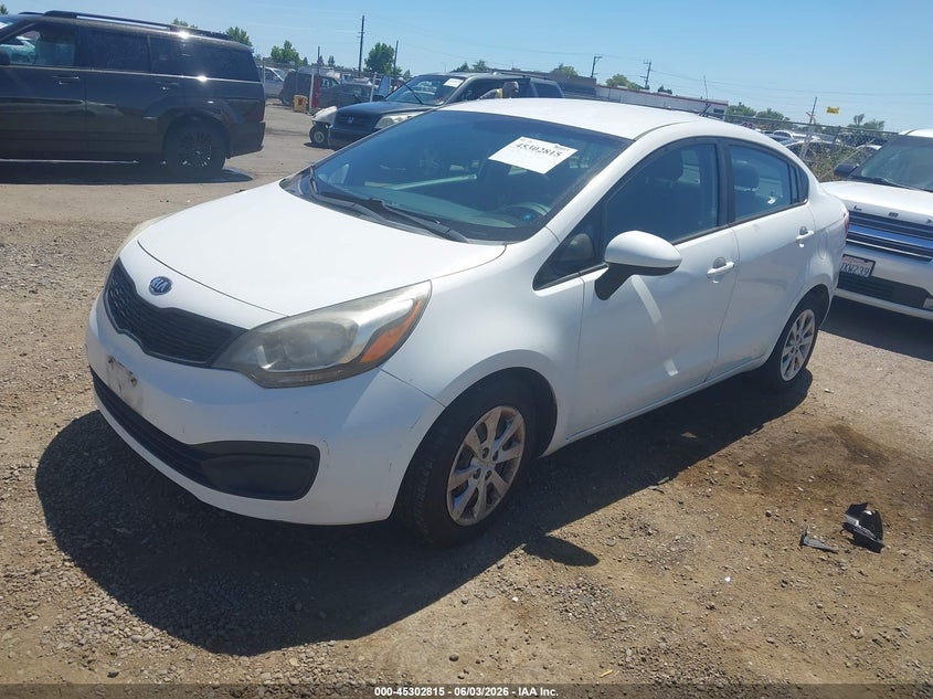 Vin: knadm4a37e6365041, lot: 45800678, kia rio lx 20142