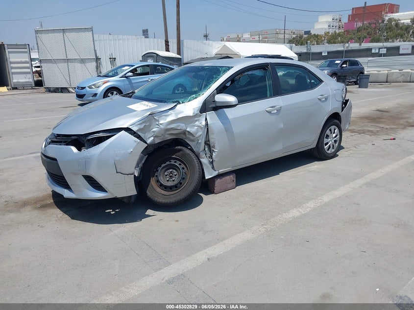 Vin: 5yfburhe0ep142797, lot: 45800692, toyota corolla l 20142