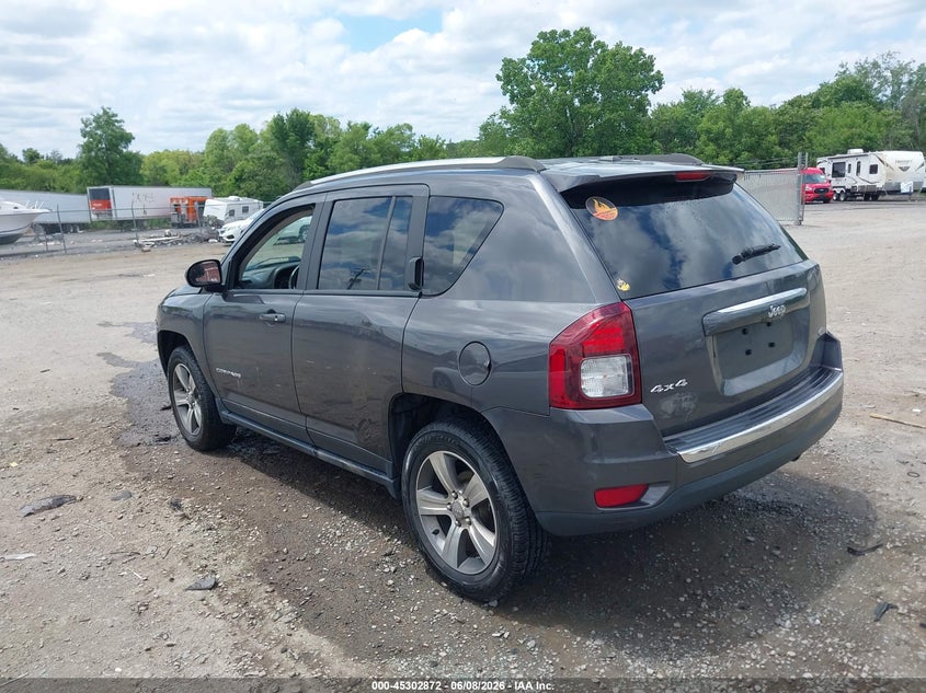 Vin: 1c4njdeb5gd798874, lot: 45800735, jeep compass high altitude edition 20163