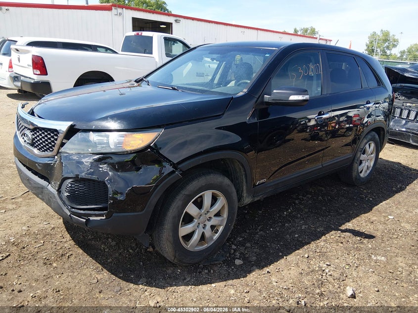 Vin: 5xyktda65dg329223, lot: 45800765, kia sorento lx 20132