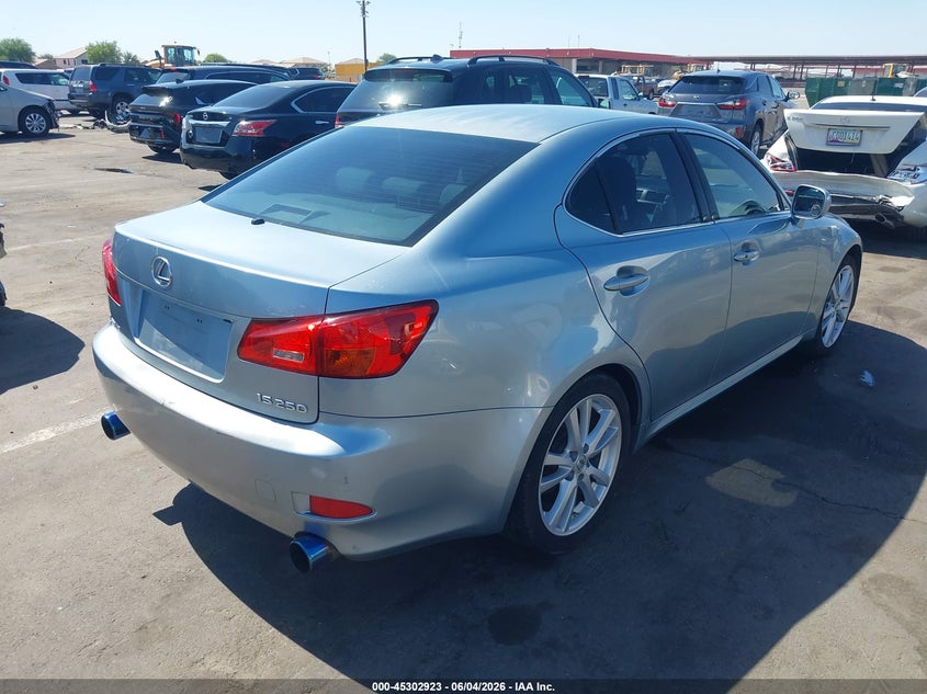 2006 Lexus Is 250 VIN: JTHBK262165019934 Lot: 45302923