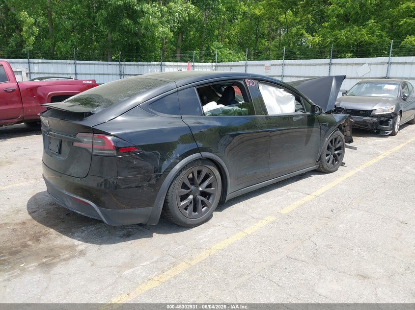 Vin: 7saxcde55nf340578, lot: 45800794, tesla model x dual motor all-wheel drive/plaid tri motor all-wheel drive 20224