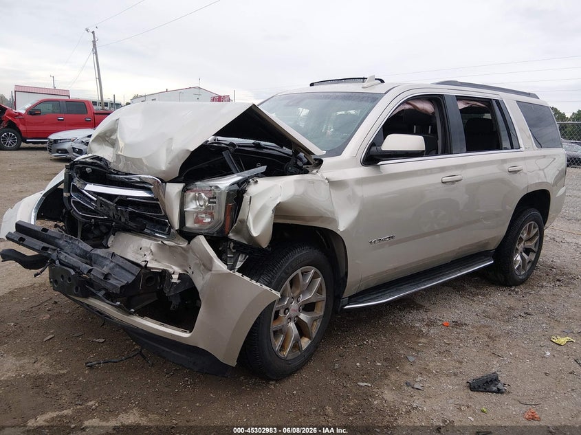 Vin: 1gks1bkc5fr686974, lot: 45800846, gmc yukon slt 20152