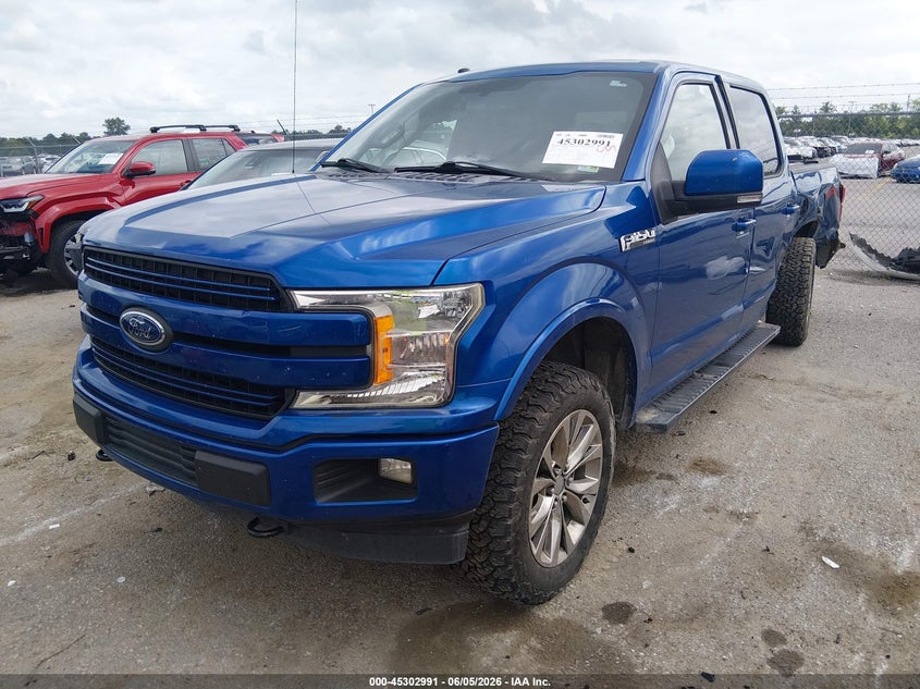 Vin: 1ftew1e50jfd36812, lot: 45800854, ford f-150 lariat 20182