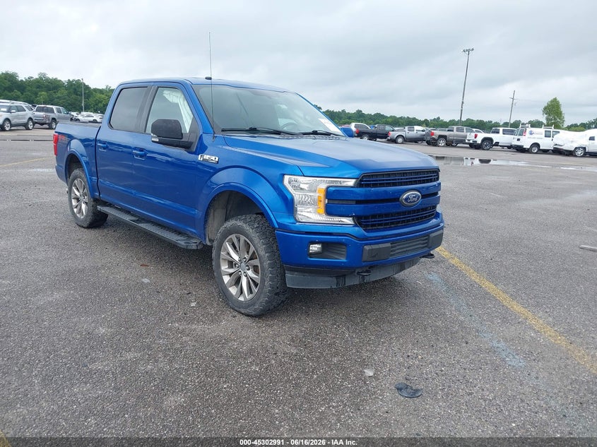 Vin: 1ftew1e50jfd36812, lot: 45800854, ford f-150 lariat 20181
