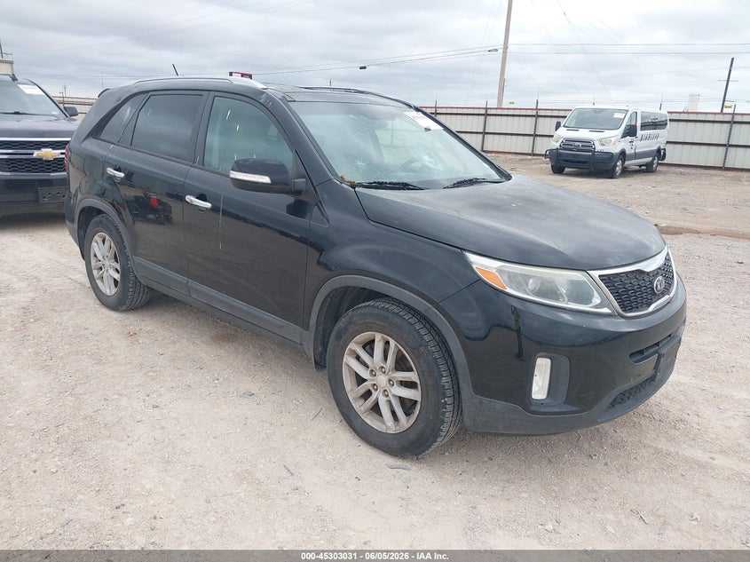 Vin: 5xyku4a72eg431389, lot: 45800895, kia sorento ex v6 2014 img_1
