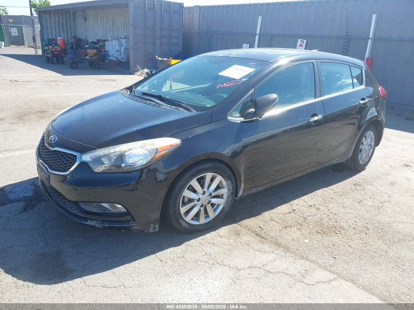 2015 Kia Forte 2.0 Ex black Lot 111045303039 Vin KNAFX5A81F5356358