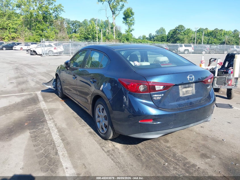 Vin: 3mzbm1u70fm149201, lot: 45800942, mazda mazda3 i sport 20153