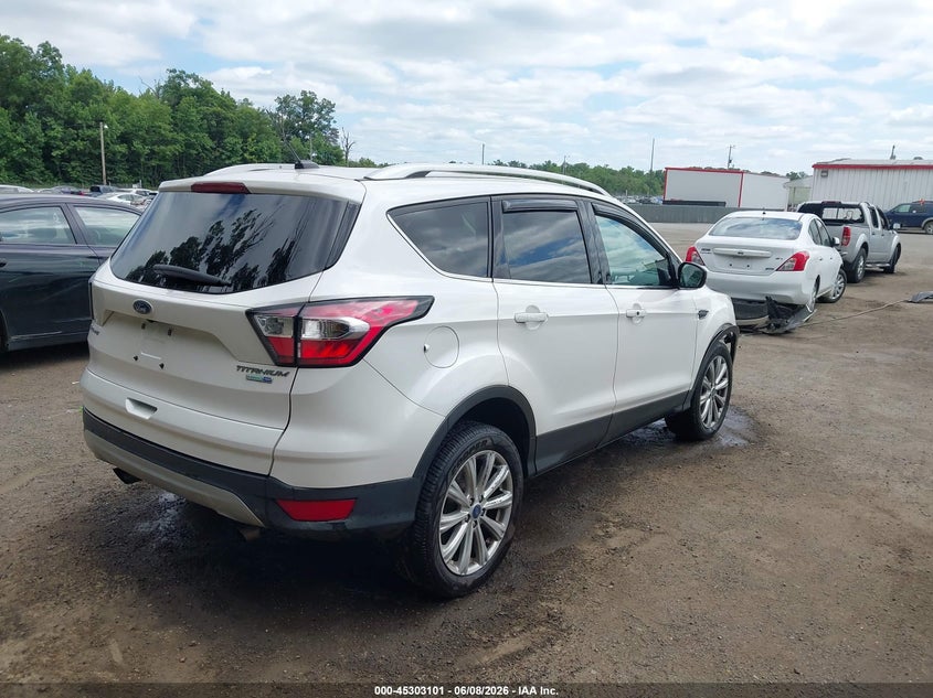 Vin: 1fmcu9j9xhue25213, lot: 45800963, ford escape titanium 20174