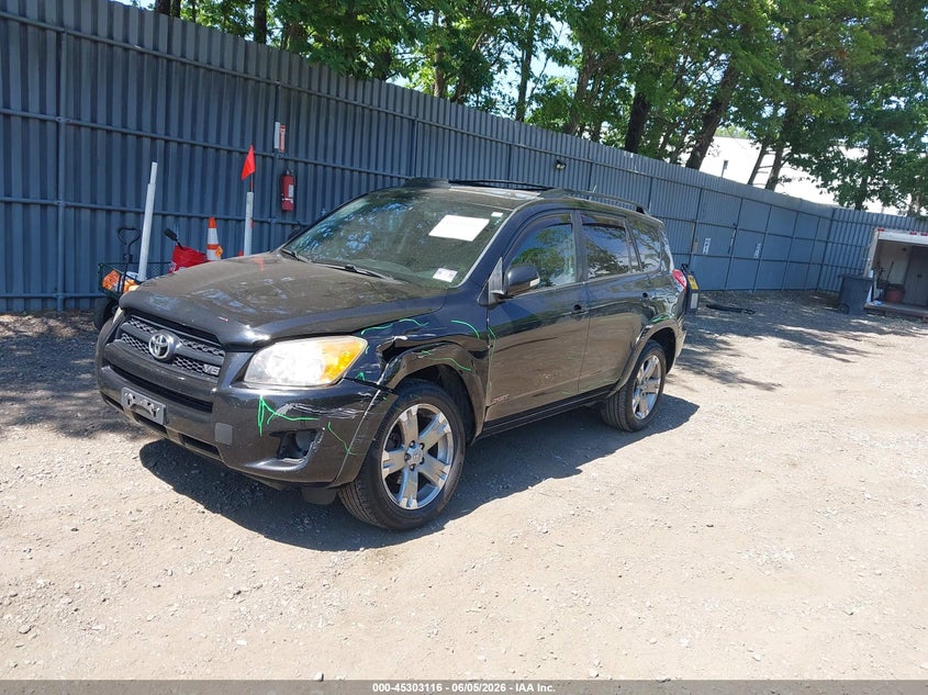 Vin: jtmrk4dv1a5095493, lot: 45800979, toyota rav4 sport v6 20102