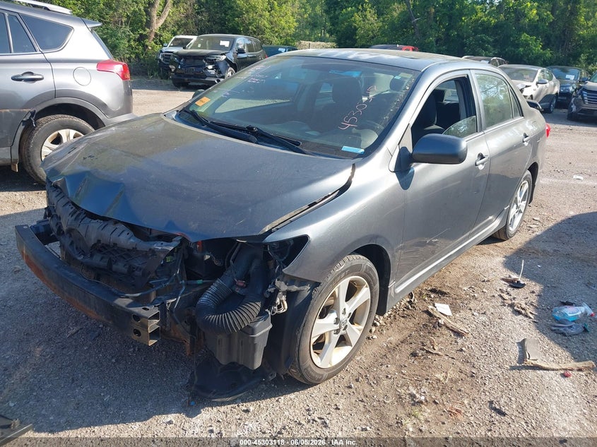 2012 Toyota Corolla 1.8 S grey Lot 111045303118 Vin 2T1BU4EE4CC874578