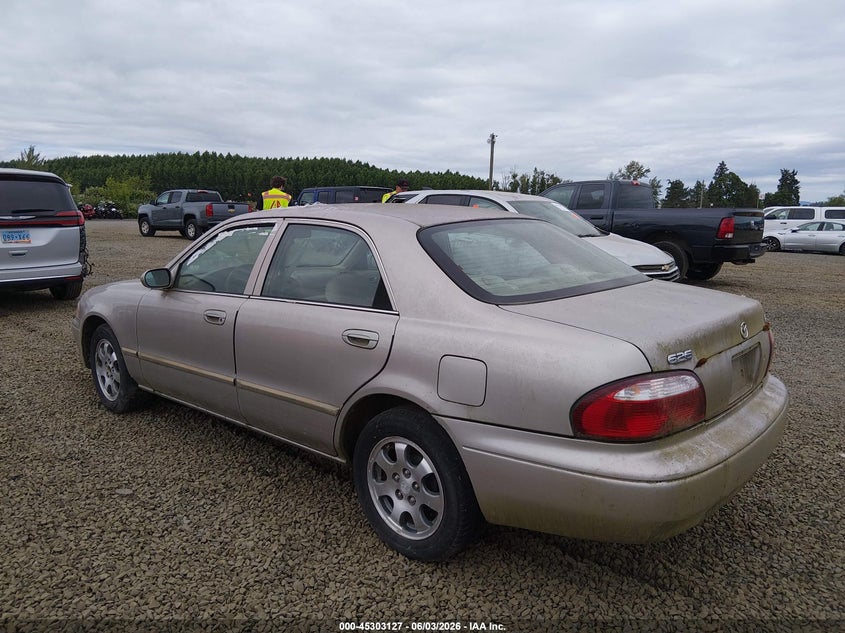 2002 MAZDA 626 SEDAN 2.0L I-4 DOHC, 125HP
