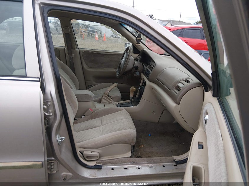 2002 MAZDA 626 SEDAN 2.0L I-4 DOHC, 125HP