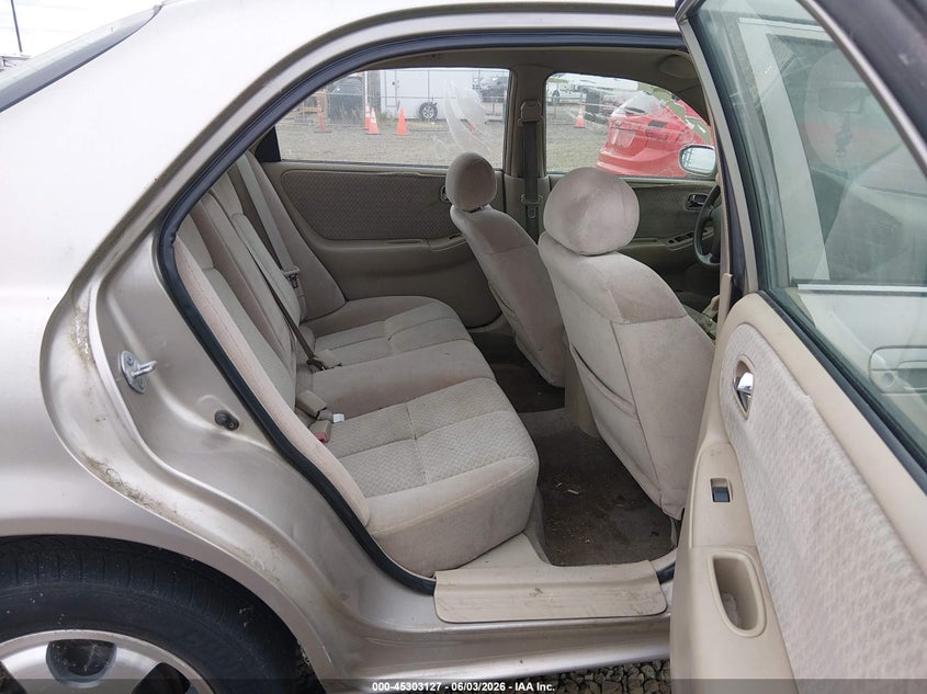 2002 MAZDA 626 SEDAN 2.0L I-4 DOHC, 125HP