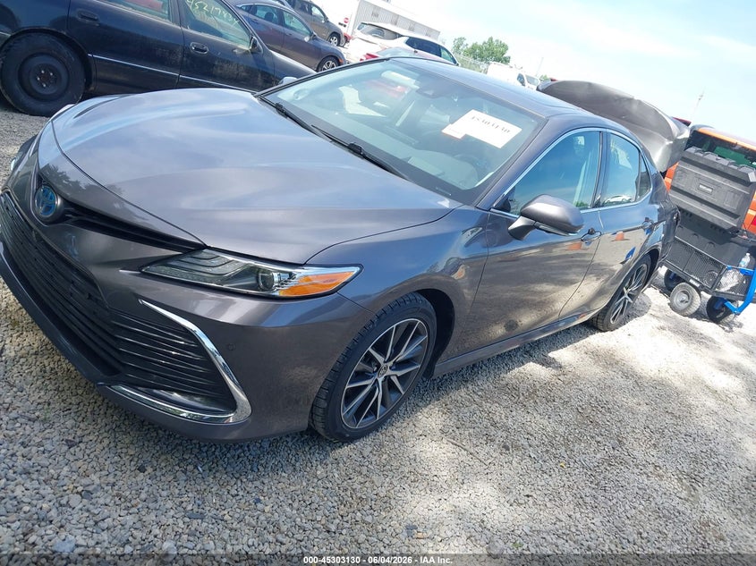 Vin: 4t1f31ak0nu574178, lot: 45800994, toyota camry xle hybrid 20222