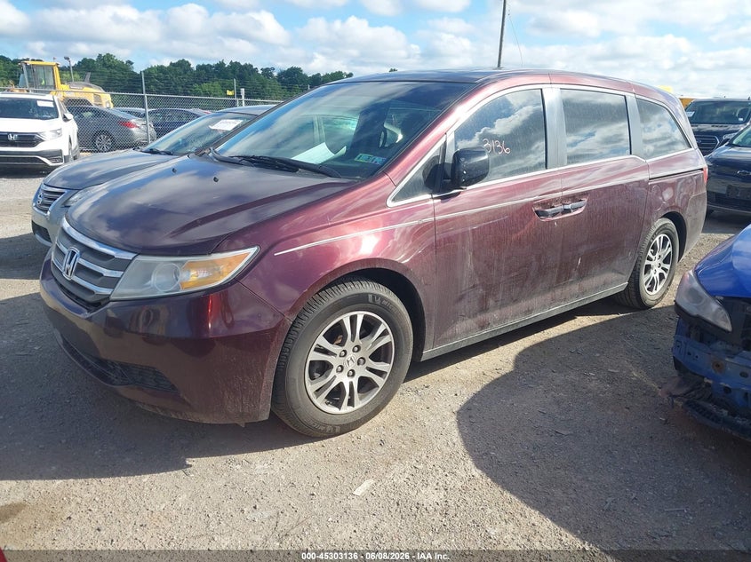 2012 HONDA ODYSSEY VAN 3.5L V-6 VVT, 248HP