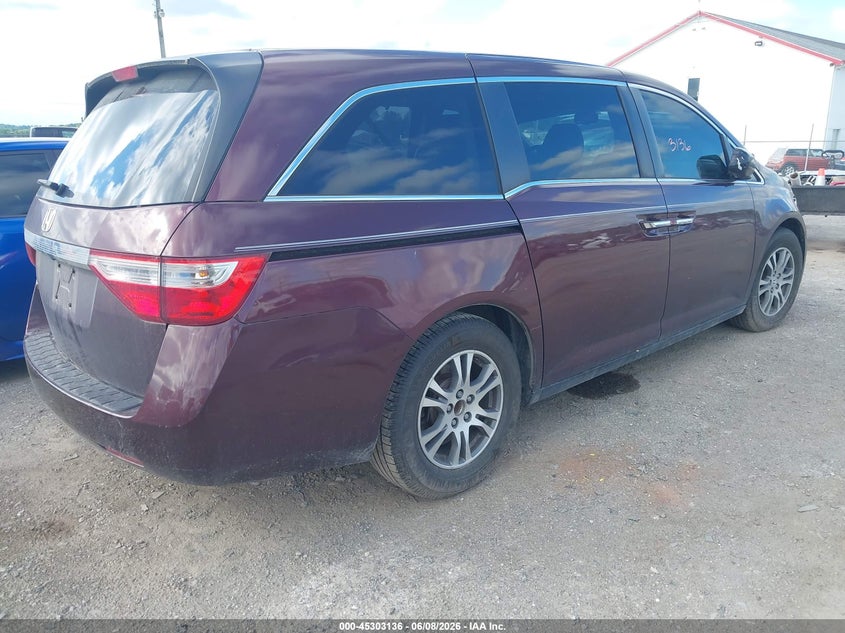 2012 HONDA ODYSSEY VAN 3.5L V-6 VVT, 248HP