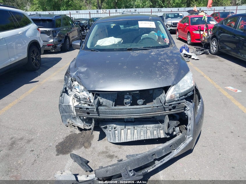 2015 Nissan Sentra S VIN: 3N1AB7AP1FY222518 Lot: 45303149