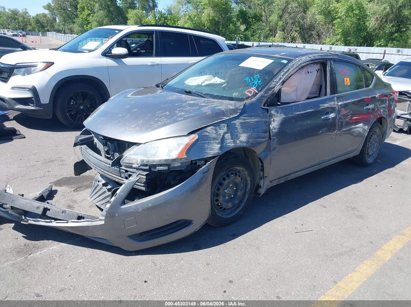 Vin: 3n1ab7ap1fy222518, lot: 45801012, nissan sentra s 20152