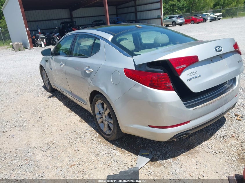 Vin: 5xxgn4a72dg120485, lot: 45801074, kia optima ex 20133