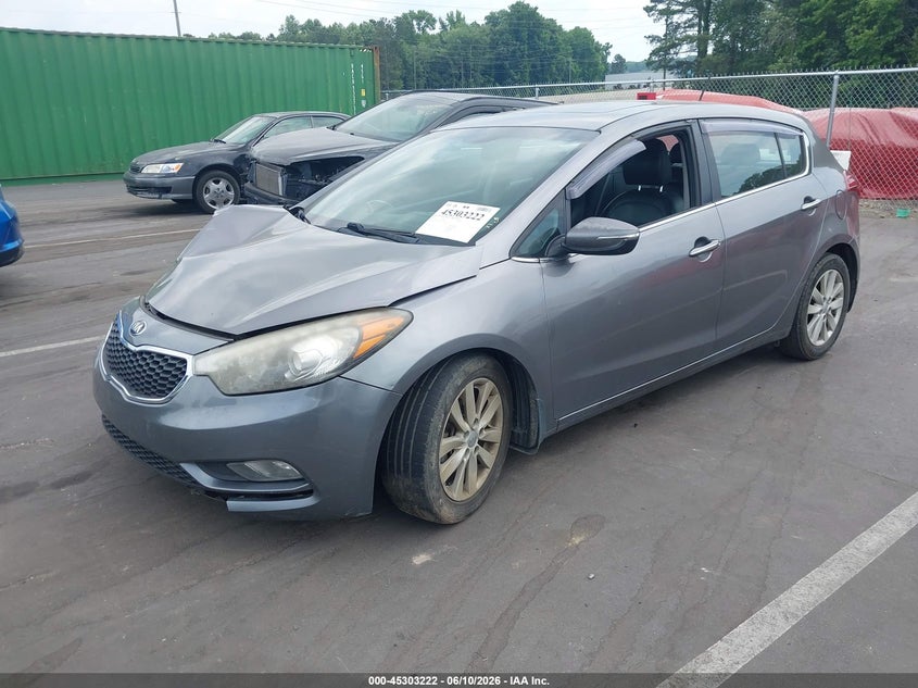 Vin: knafx5a83f5397901, lot: 45801084, kia forte ex 20152
