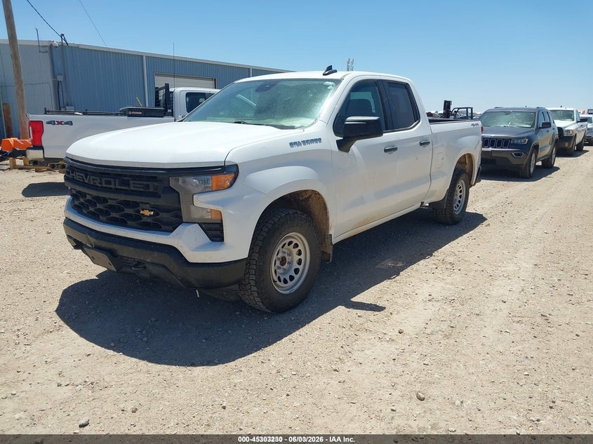 2023 Chevrolet Silverado 1500 4wd  Standard Bed Wt 1GCRDAEK8PZ206619 photo 1
