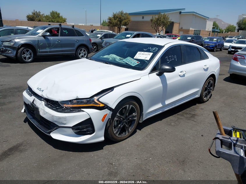 Vin: 5xxg64j22pg223816, lot: 45801093, kia k5 gt-line 20232