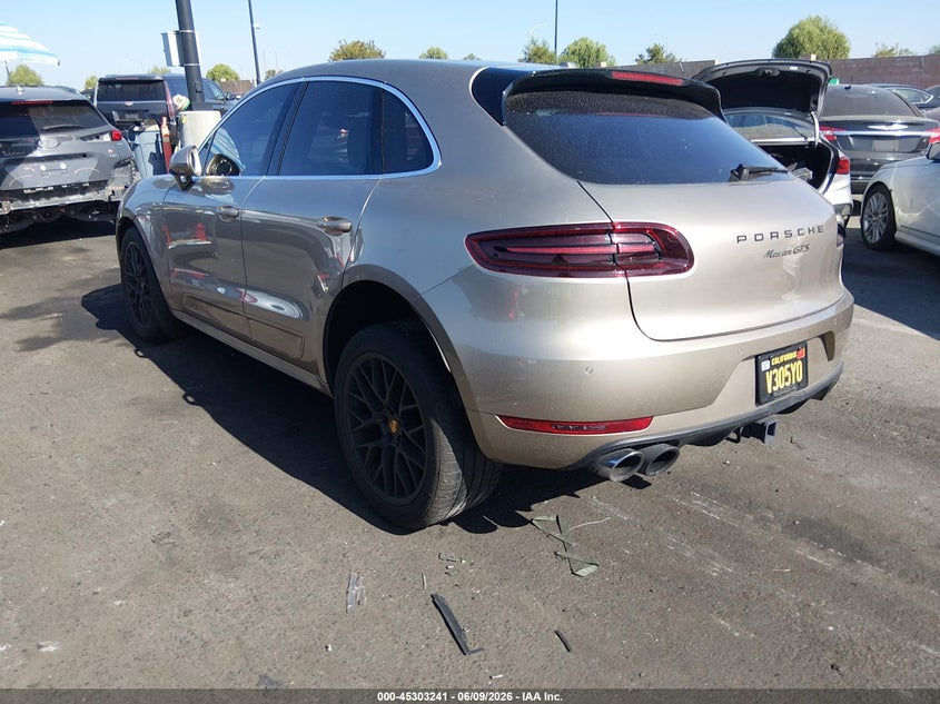 Vin: wp1ag2a55hlb52497, lot: 45801104, porsche macan gts 20173
