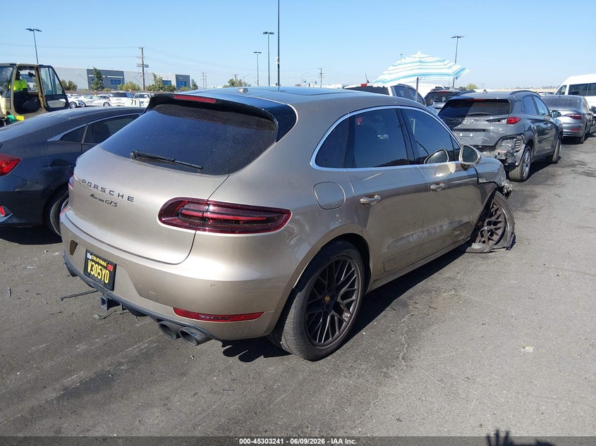 Vin: wp1ag2a55hlb52497, lot: 45801104, porsche macan gts 20174