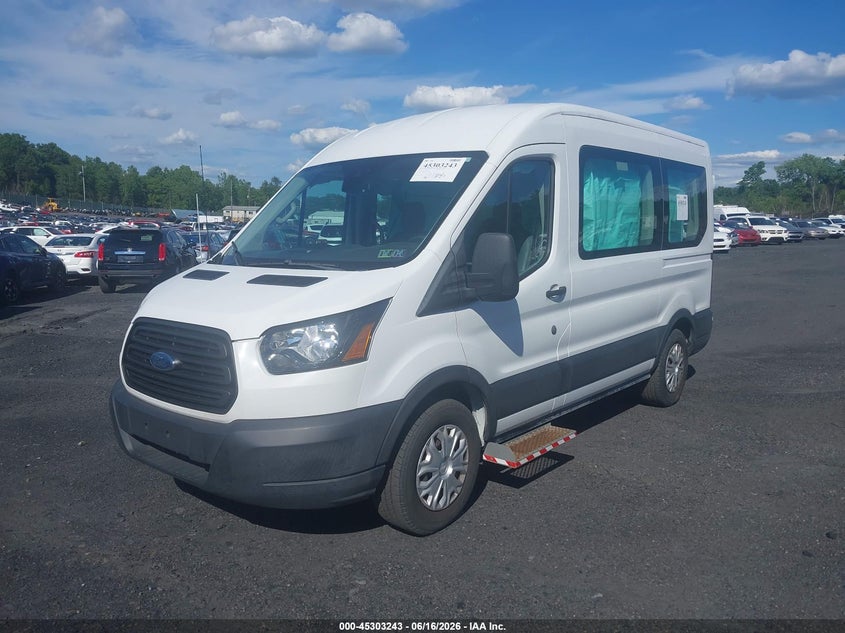 Vin: 1fmzk1cm6kka02473, lot: 45801106, ford transit-150 xl 20192