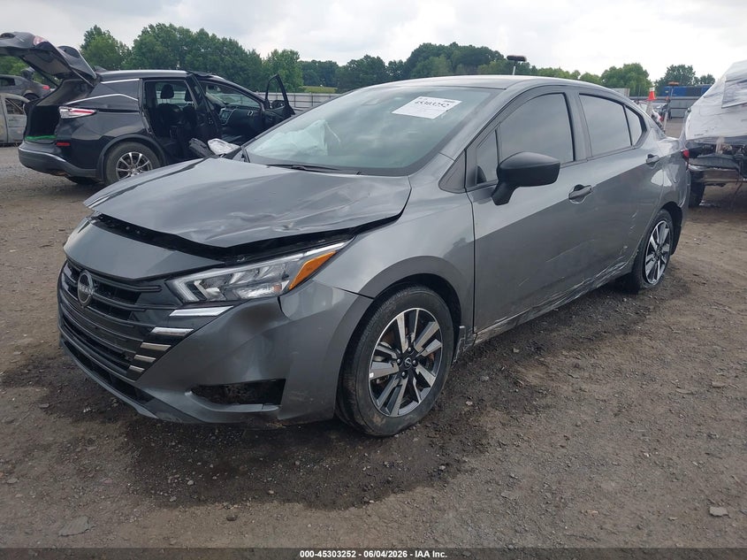 Vin: 3n1cn8dvxsl856546, lot: 45801115, nissan versa 1.6 s 20252